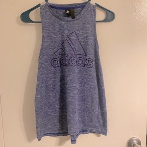 Adidas blue athletic tank